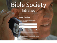 Tablet Screenshot of int.biblesociety.co.za