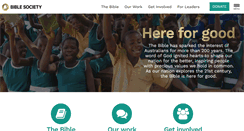 Desktop Screenshot of biblesociety.org.au