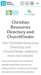 Mobile Screenshot of churches.biblesociety.org.uk