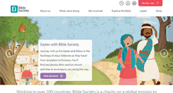 Desktop Screenshot of biblesociety.org.uk