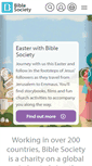 Mobile Screenshot of biblesociety.org.uk